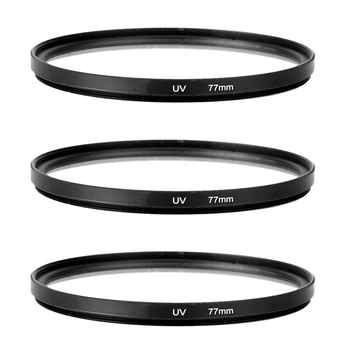 2X, 77-mm обектив с UV uv филтър за цифров огледално-рефлексен фотоапарат Canon Nikon