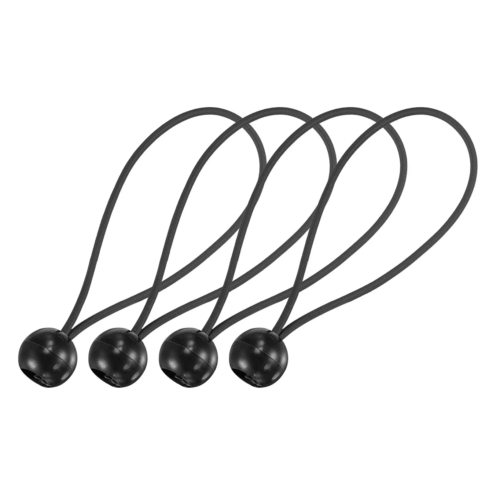 uxcell 25шт Химикалка кабели Еластичен кабел 150 mm/ 6 инча Въжета, стягивающие платно колани, Черен